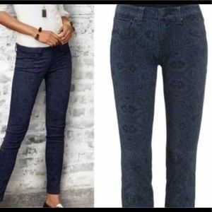 CAbi floral lace skinny jeans